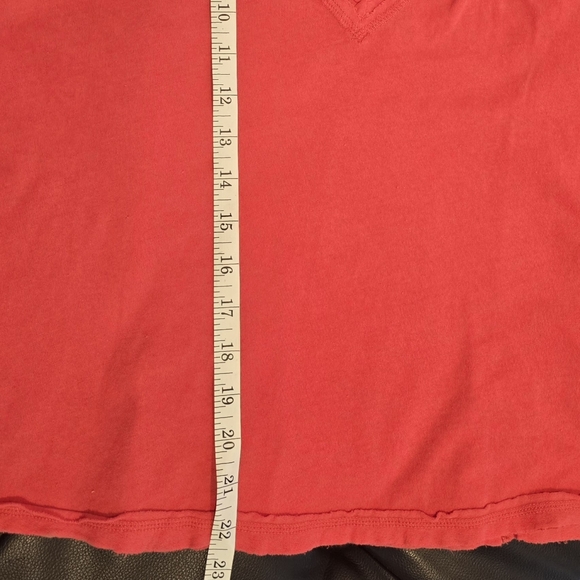 Free People Deep V Coral Oversized Tank Top‎ Size Medium NWT - Picture 9 of 10